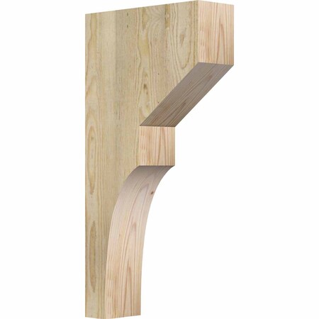 Ekena Millwork Monterey Rough Sawn Corbel, Douglas Fir, 4"W x 12"D x 24"H COR04X12X24MON00RDF